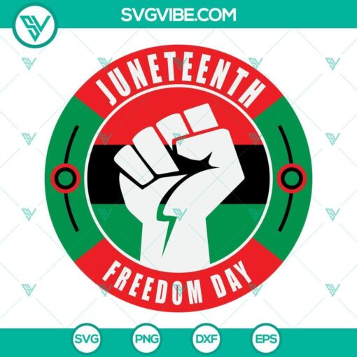 fist hand juneteenth freedom day svg free ish since 1865 svg african american svg balck pride svg png dxf eps 9 mockup