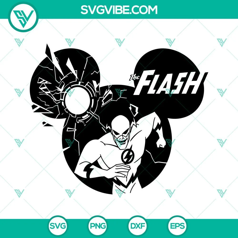 Disney, Movies, SVG Files, Flash SVG Files, Super Hero Flash SVG Files, Flash 1