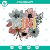 Floral mini SVG files with vintage and retro flowers design. Perfect for crafts and digital projects.