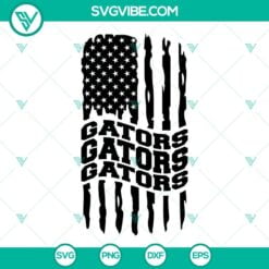 Football, Sports, SVG Files, Florida Gators American Flag SVG Download, Florida 3