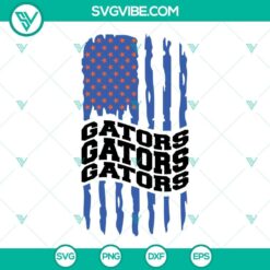 Florida Gators American Flag SVG Download, Florida Gators Football SVG Images PNG 2