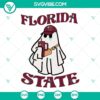 Florida State football themed Boo Jee Ghost Halloween SVG files with PNG, DXF, and EPS formats for crafting projects.