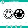Football-themed smiley face sports bundle SVG files with dripping design in PNG, DXF, and EPS formats, perfect for sports fans.