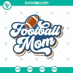 Sports, SVG Files, Papa Mama Football SVG File Bundle, Football Mom SVG Images, 5