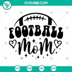 Football, Mom, Sports, SVG Files, Somebodys Loud Mouth Football Mama SVG Files, 4