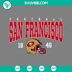 Sports, SVG Files, San Francisco Football Est 1946 SVG Image, San Francisco 3