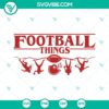 Football Stranger Things themed SVG file perfect for school spirit, featuring a unique football design.