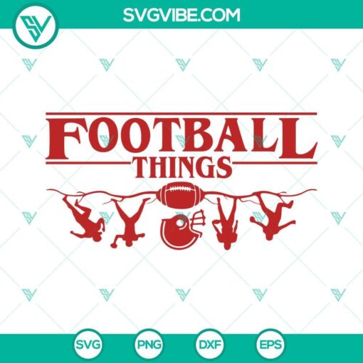 football stranger things svg school spirit svg football svg pride football team svg cut file 6 mockup