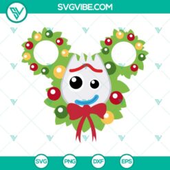 Christmas, Disney, SVG Files, Buzz Lightyear Mickey Head Christmas SVG Image, 3