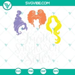 Halloween, SVG Files, Fourth Sanderson Sister SVG Download, Hocus Pocus SVG 14