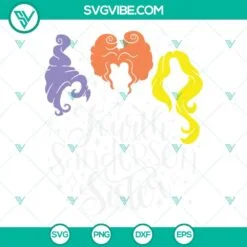 Halloween, SVG Files, Fourth Sanderson Sister SVG Download, Hocus Pocus SVG 2