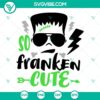 Frankenstein & Dracula family Halloween SVG images in PNG, DXF, EPS formats - perfect for spooky crafts and designs.