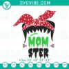 Dracula Mom Halloween Embroidery File, Spooky Halloween Design for Crafts and DIY Projects.