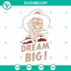 Freddy Krueger Dream Big SVG design - horror themed silhouette file with DXF, EPS, PNG formats for crafting projects.