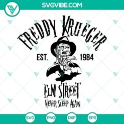 Freddy Krueger Est 1984 SVG Download, Elm Street SVG Images, Freddy Krueger SVG Image