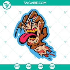 Freddy Krueger Glove SVG Files, A Nightmare On Elm Street SVG Files, Scary