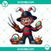 Freddy Krueger Easter Bunny horror killer design for download as PNG files, suitable for Easter Day.