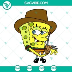 Disney, SVG Files, SpongeBob SVG File DXF EPS PNG Cricut Silhouette Clipart 4