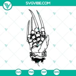 Freddy&rsquo;s Glove SVG Files, Freddy Krueger Hand SVG Download, Freddy Krueger SVG Images