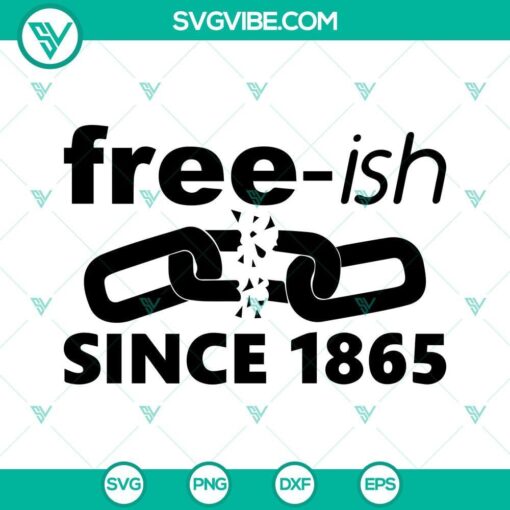 free ish since 1865 svg juneteenth free ish since 1865 svg 9 mockup