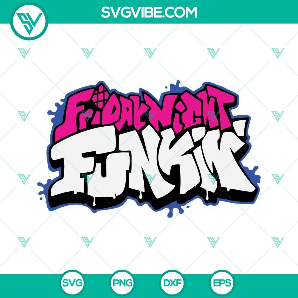 Trending, SVG Files, Friday Night Funkin Svg Png Dxf Eps Cut Files For Cricut 1