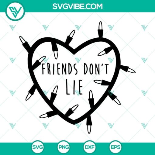 friends don t lie stranger things svg png dxf eps cricut silhouette cut file 6 mockup