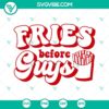 Valentines Day fries before guys SVG files for Silhouette, PNG, DXF, and EPS. Perfect for DIY crafts and projects.