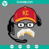 Frozen Andy Reid SVG image design with Chiefs Coach, downloadable Coach Reid SVG images for fans.