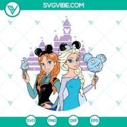Frozen Elsa And Anna SVG Files, Frozen SVG Download, Disneyland Ears SVG Images, Disney