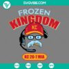 Andy Reid SVG files featuring a Frozen Kingdom theme. Chiefs coach Andy Reid SVG images in PNG files, ideal for football fans crafts.