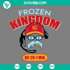 Football, Sports, SVG Files, Frozen Kingdom Andy Reid SVG Files, Chiefs Coach 14