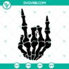 Retro skeleton hand rock SVG file, bold 'Fuck Around And Find Out' design, perfect for digital projects.