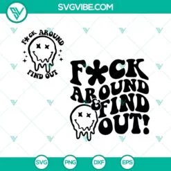 Mothers Day, SVG Files, Fuck Around And Find Out SVG File, Mom Club Smiley SVG 2