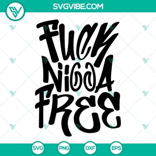 fuck nigga free svg fnf svg png dxf eps digital download 6 mockup