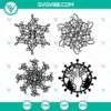 Funny Christmas 2023 ornament SVG images bundle with a "Fuckflake 2023" design, ideal for holiday crafts and decorations.