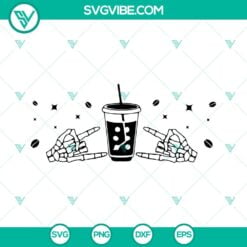 Food And Drink, SVG Files, Fueled By Iced Coffee And Anxiety SVG Image, Iced 3