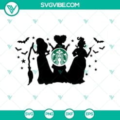 Halloween, Starbucks Cup Wrap, SVG Files, Full Wrap Hocus Pocus Starbucks Cup 11