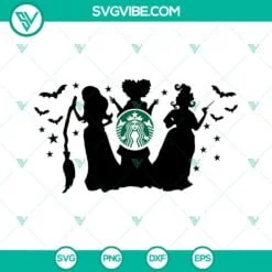 Halloween, Starbucks Cup Wrap, SVG Files, Full Wrap Hocus Pocus Starbucks Cup 2