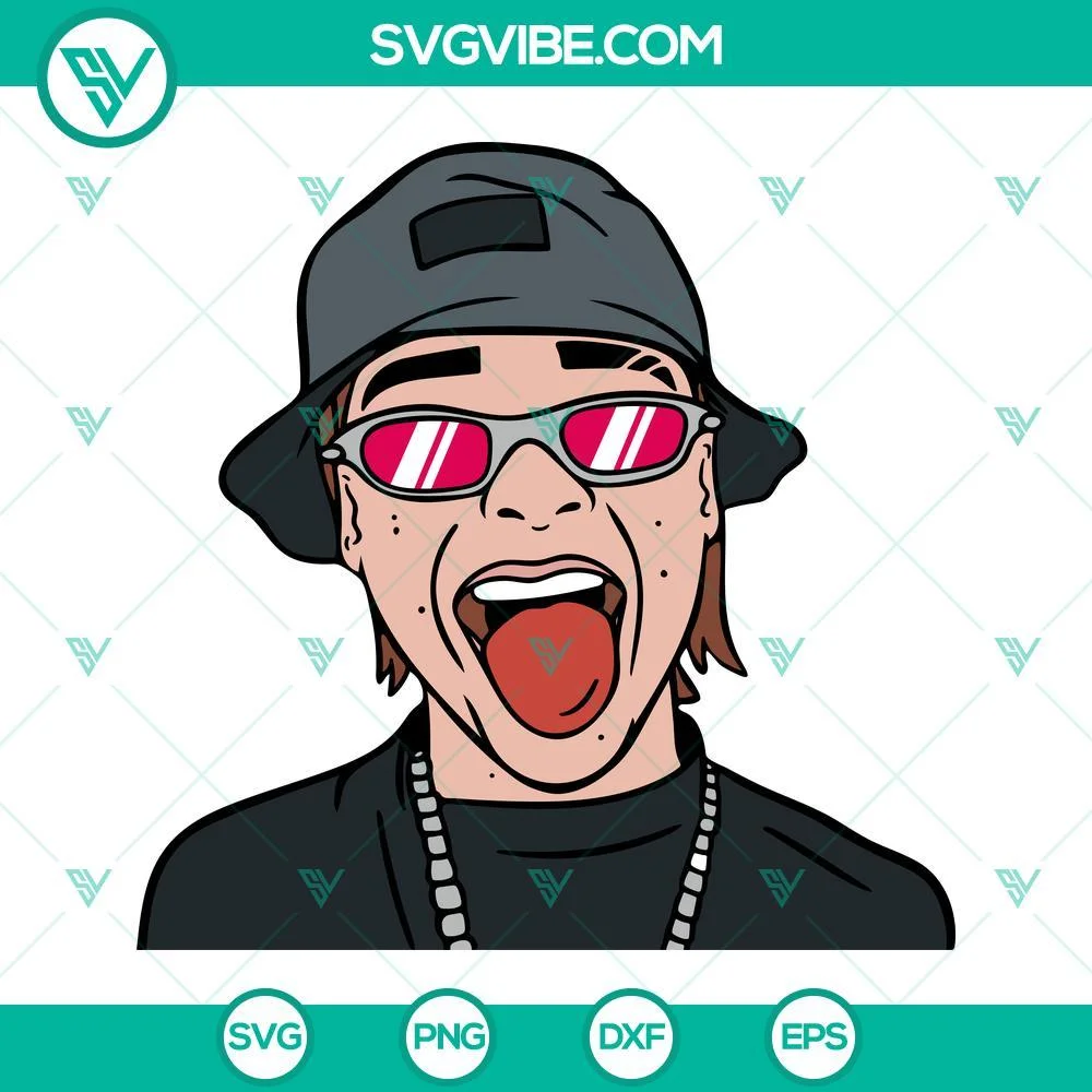 Musics, SVG Files, Funny Peso Pluma SVG Image, Ella Baila Sola SVG Download, 1