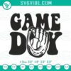 Baseball glove embroidery patterns for game day, sports theme design file.