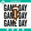 Distressed lightning bolt football SVG files for game day, instant download. Perfect for sports fans and football enthusiasts.