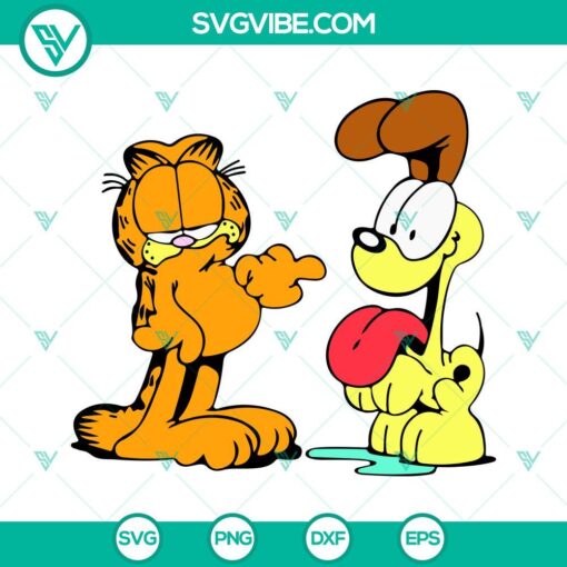 garfield svg bundle garfield and odie svg cartoon svg png dxf eps files for cricut 6 mockup 5