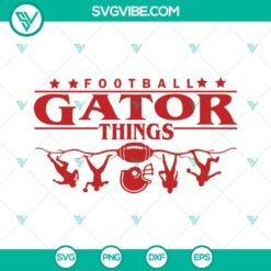 Football, School, Sports, SVG Files, Gators SVG Download, Football Gator Things 4