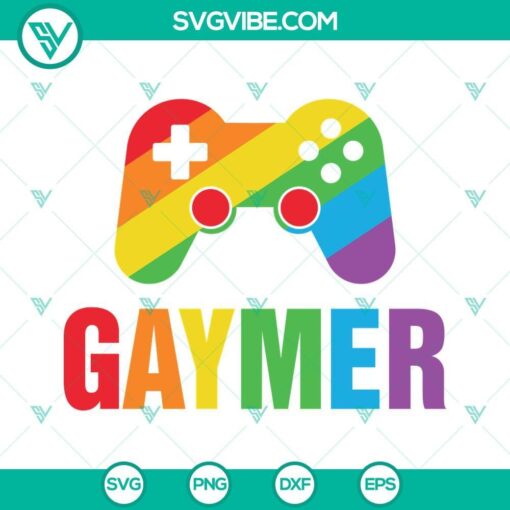 gaymer lgbt gamer svg lgbt pride svg gay pride svg rainbow gamer design svg 7 mockup