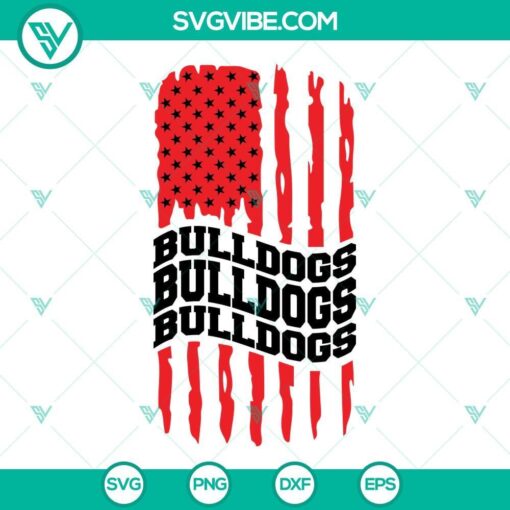 georgia bulldogs american flag svg bulldogs football svg png dxf eps cut files 1 mockup