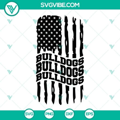 georgia bulldogs american flag svg bulldogs football svg png dxf eps cut files 9 mockup