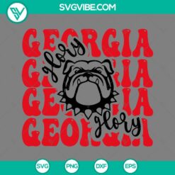 Football, Sports, SVG Files, Back To Back Georgia Bulldogs SVG File, National 3