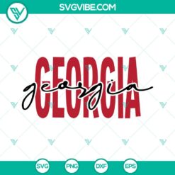 Football, Sports, SVG Files, Georgia SVG Images, Georgia Football SVG Image, 6