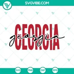 Football, Sports, SVG Files, Georgia SVG Images, Georgia Football SVG Image, 2