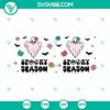 Ghost and spooky season themed SVG images for Libbey Can Glass, perfect for Halloween with a 16 oz capacity.